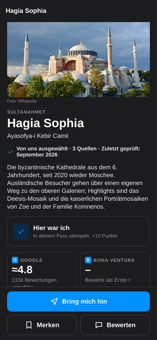 Wo Einheimische hingehen