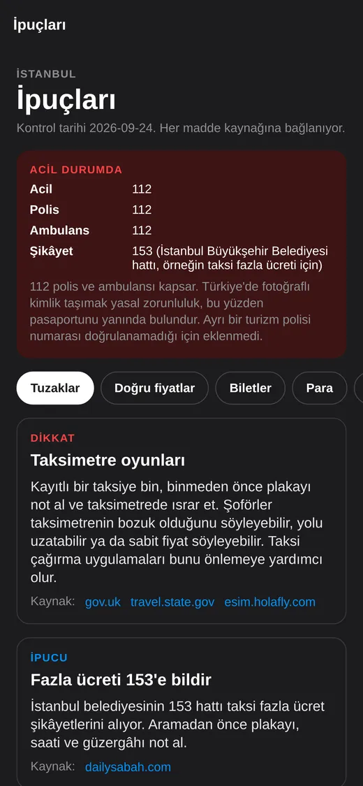 İpuçları ve tuzaklar